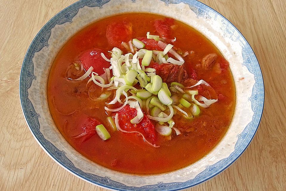 Chinesisches Tomaten-Rindergulasch