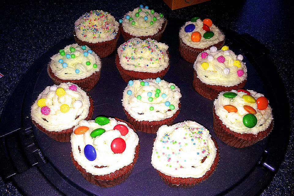 American Red Velvet Cupcakes