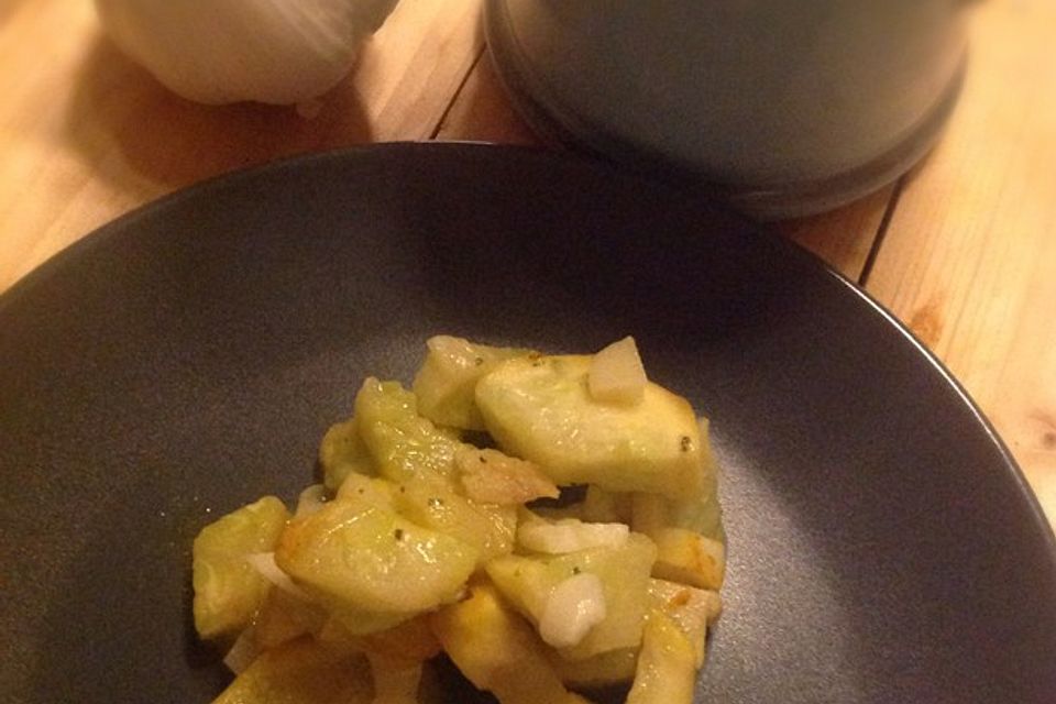 Gebackene Zucchini mit Knoblauch