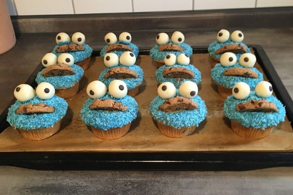 Krümelmonster Cupcakes