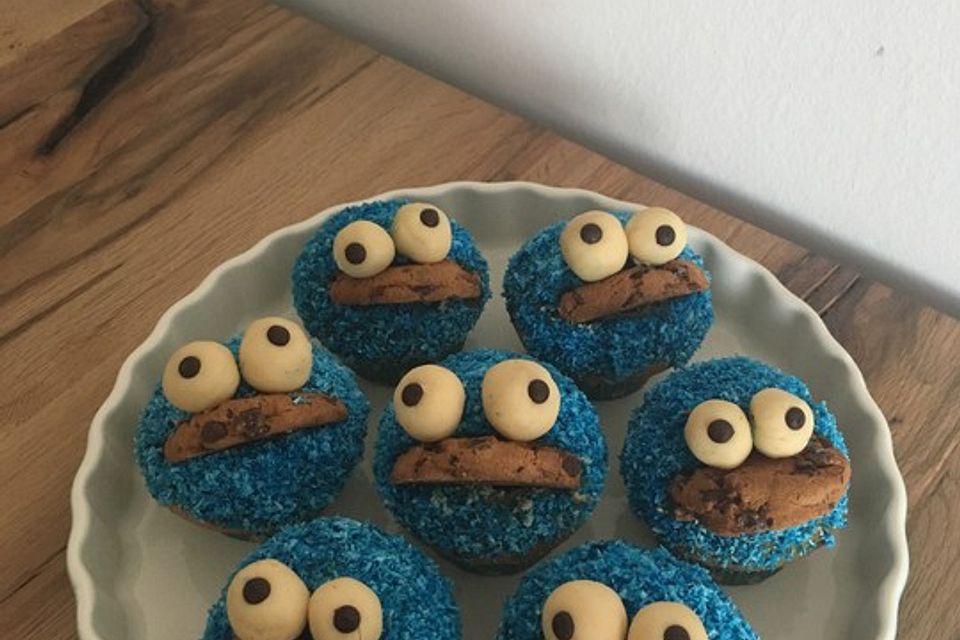 Krümelmonster Cupcakes