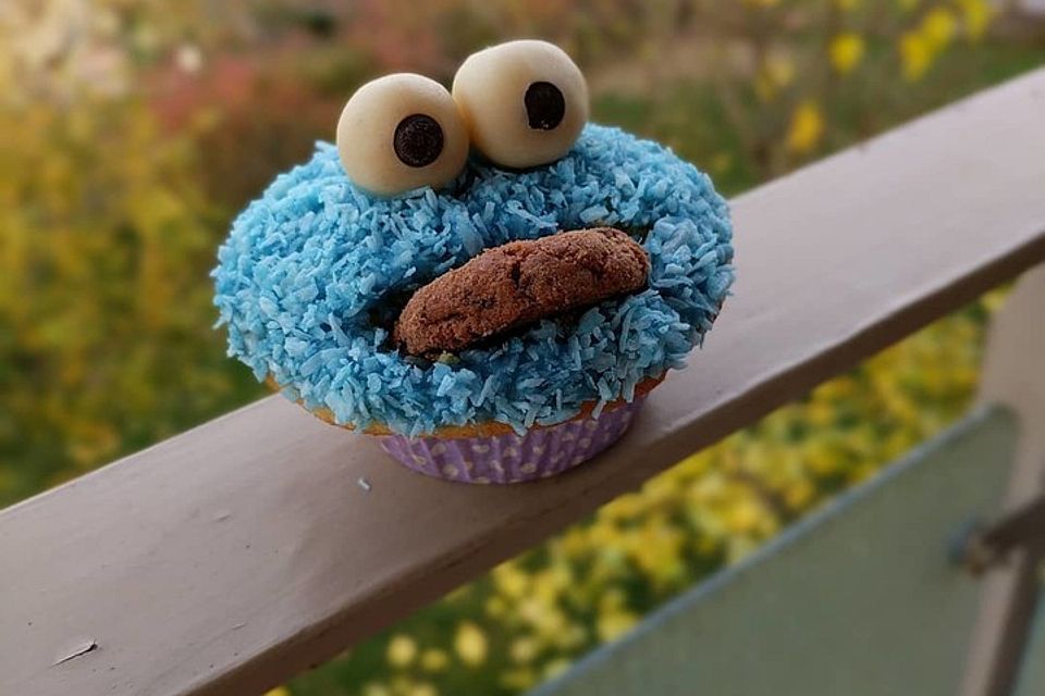 Krümelmonster Cupcakes