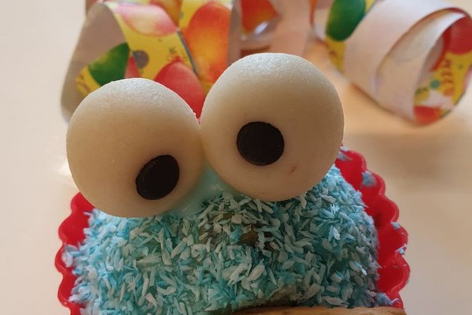 Krümelmonster Cupcakes