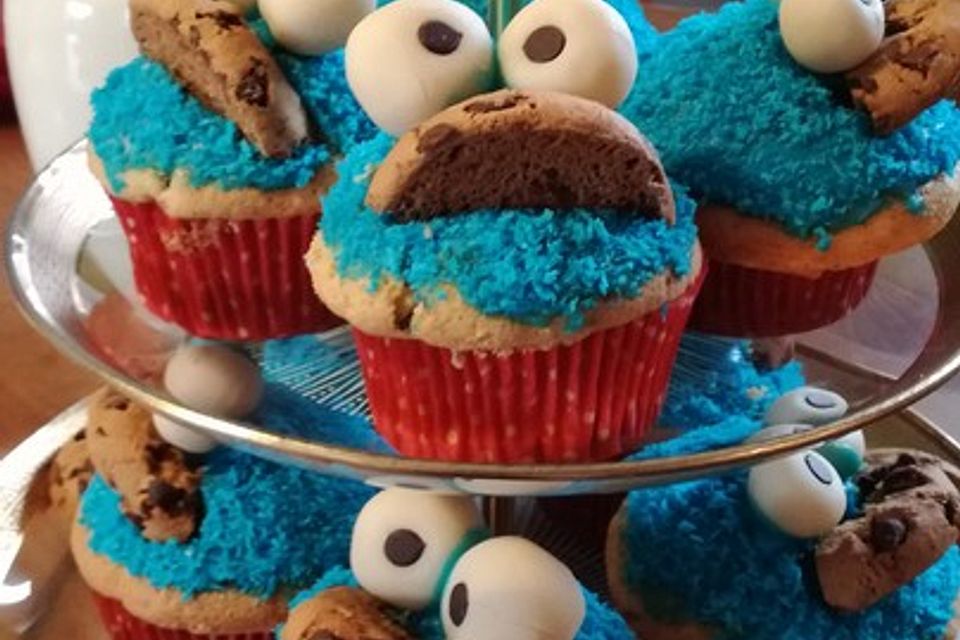 Krümelmonster Cupcakes