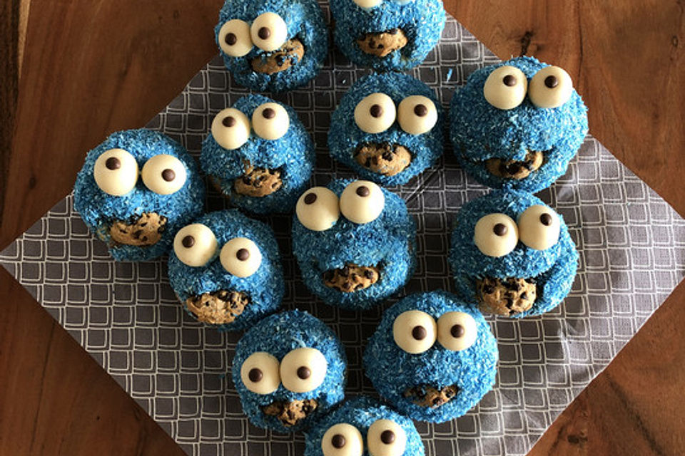 Krümelmonster Cupcakes