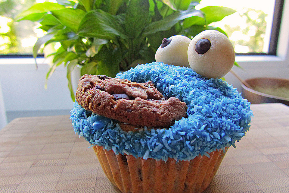 Krümelmonster Cupcakes