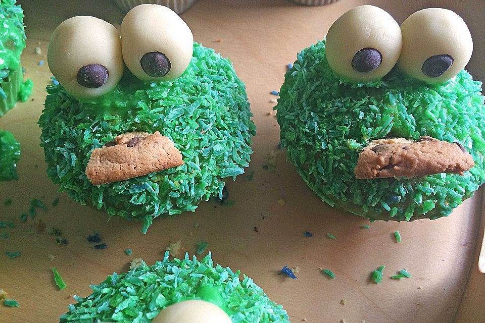 Krümelmonster Cupcakes