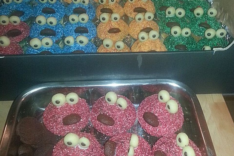 Krümelmonster Cupcakes