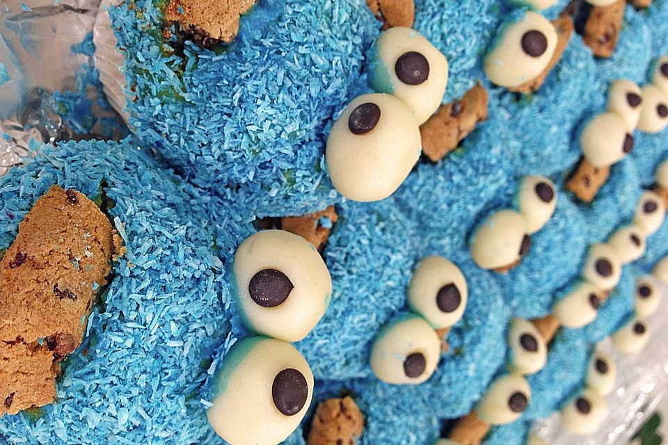 Krümelmonster Cupcakes