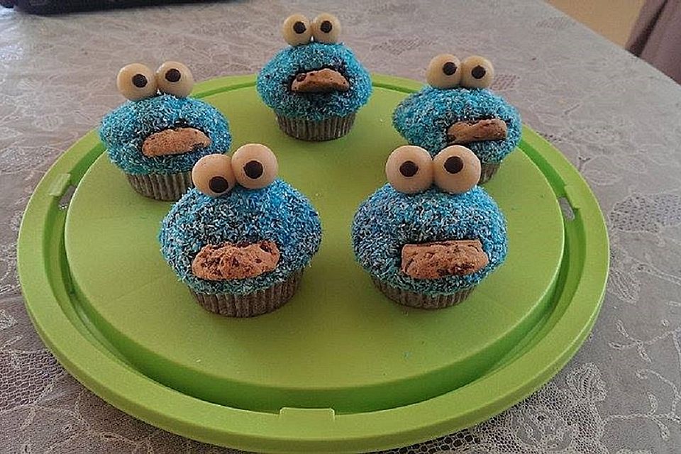 Krümelmonster Cupcakes