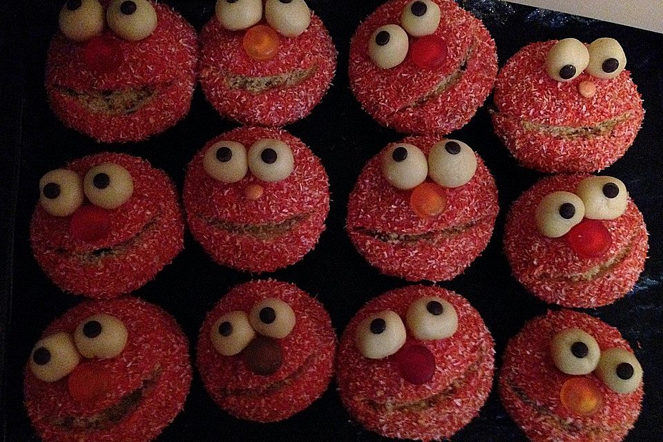 Krümelmonster Cupcakes