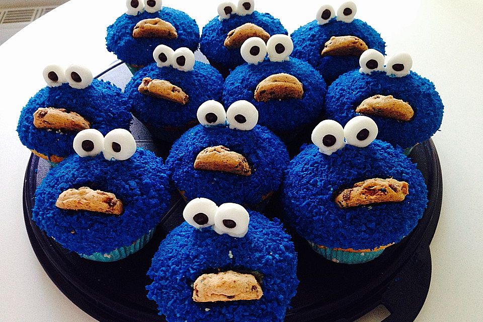 Krümelmonster Cupcakes