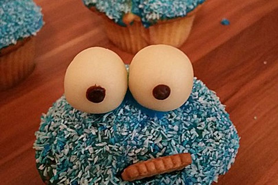 Krümelmonster Cupcakes