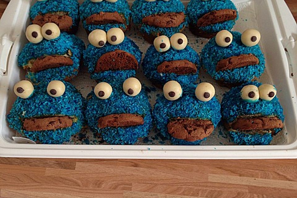 Krümelmonster Cupcakes