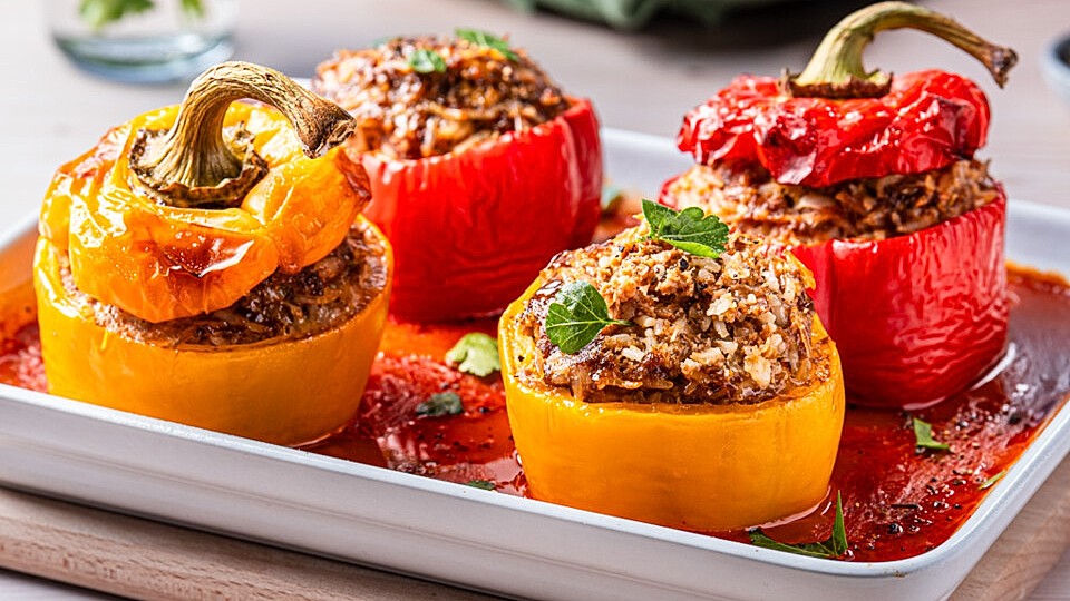 Gefüllte Paprika