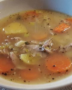 Kaninchensuppe Rezept, Kaninchenkeule Mein Osteressen !