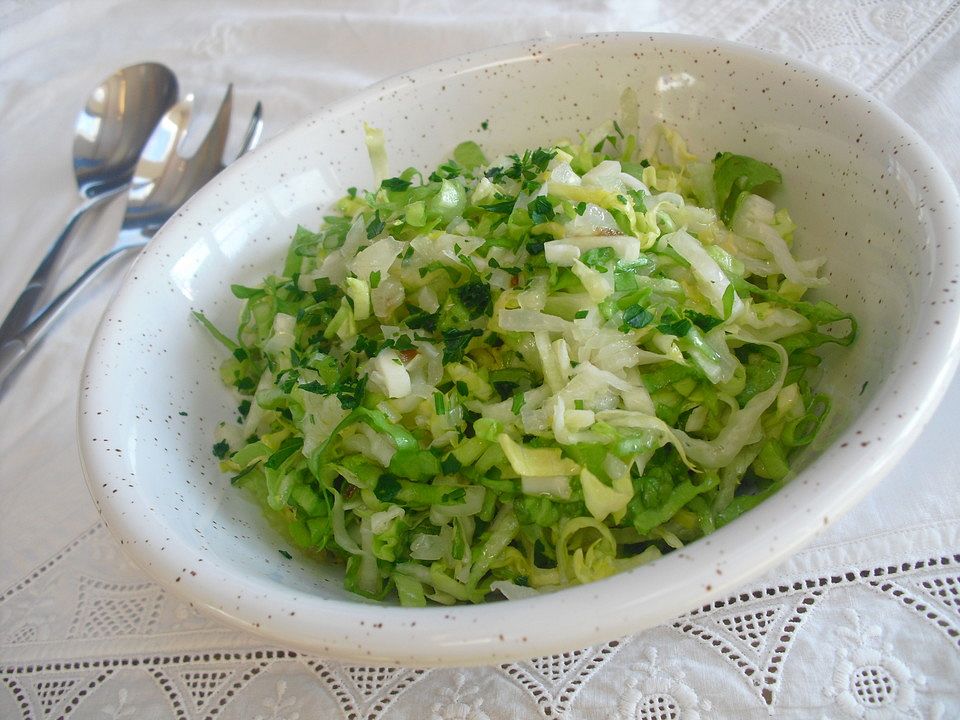 Endiviensalat mit warmem Dressing von mia46| Chefkoch