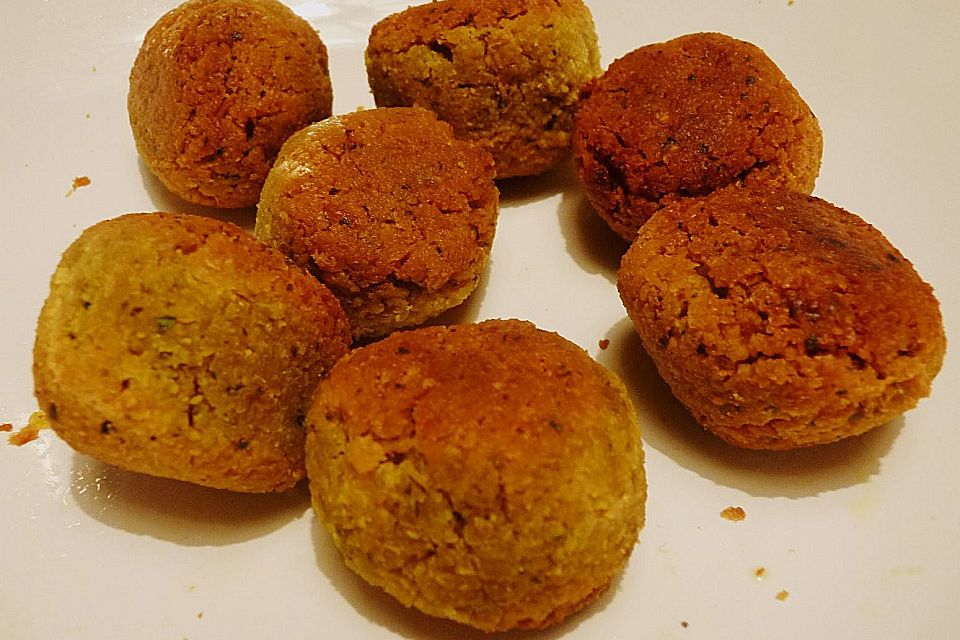 Schnelle Falafel in Pitabrot