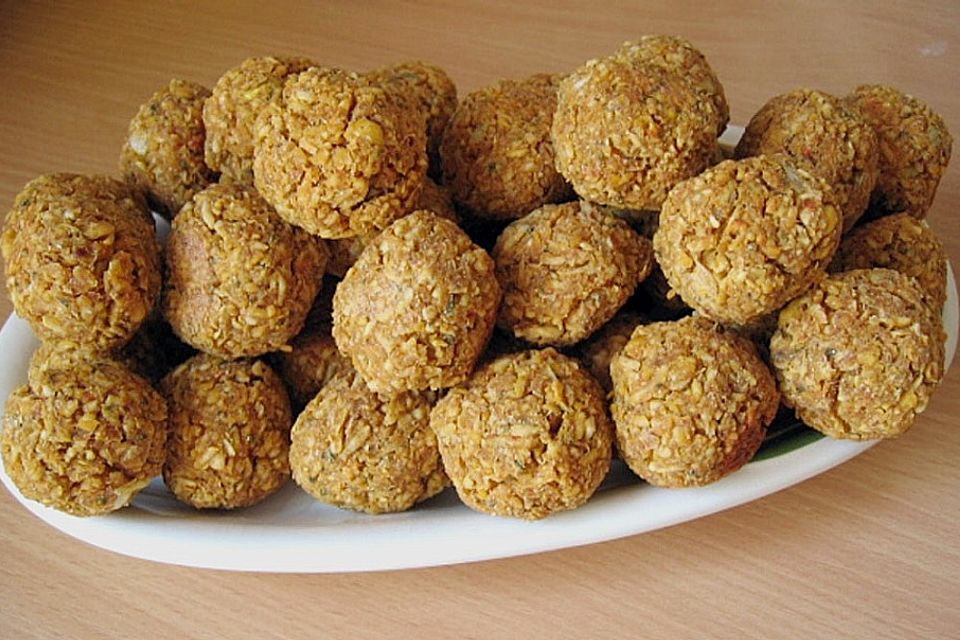 Schnelle Falafel in Pitabrot