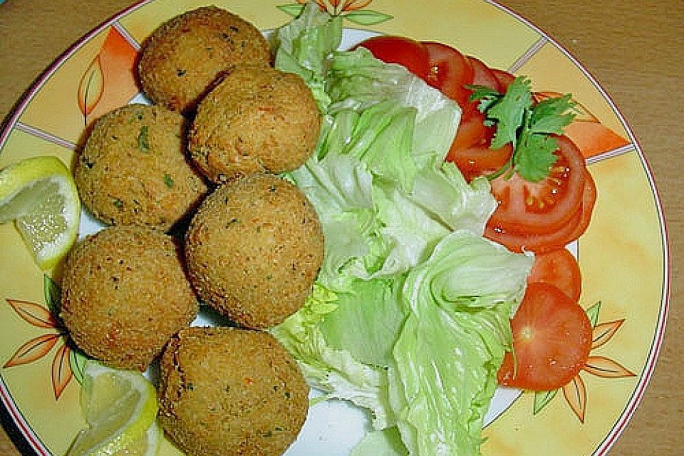 Schnelle Falafel in Pitabrot