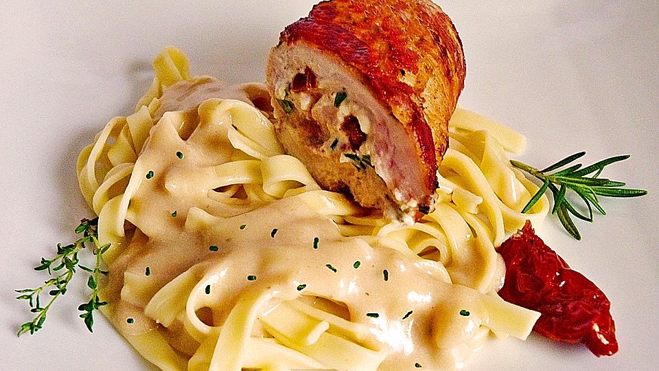 Hähnchenrouladen mit Tomaten-Käse-Füllung von ars_vivendi