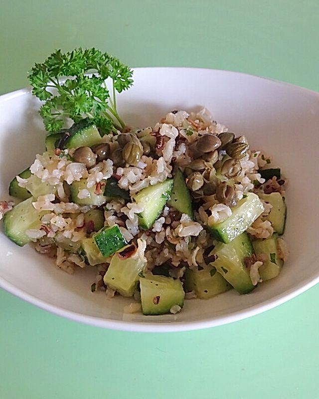 Reis-Gurken-Salat
