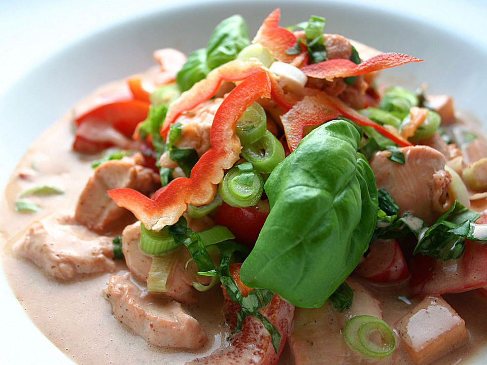 Huhn Thaistyle Red Curry von Piri007| Chefkoch