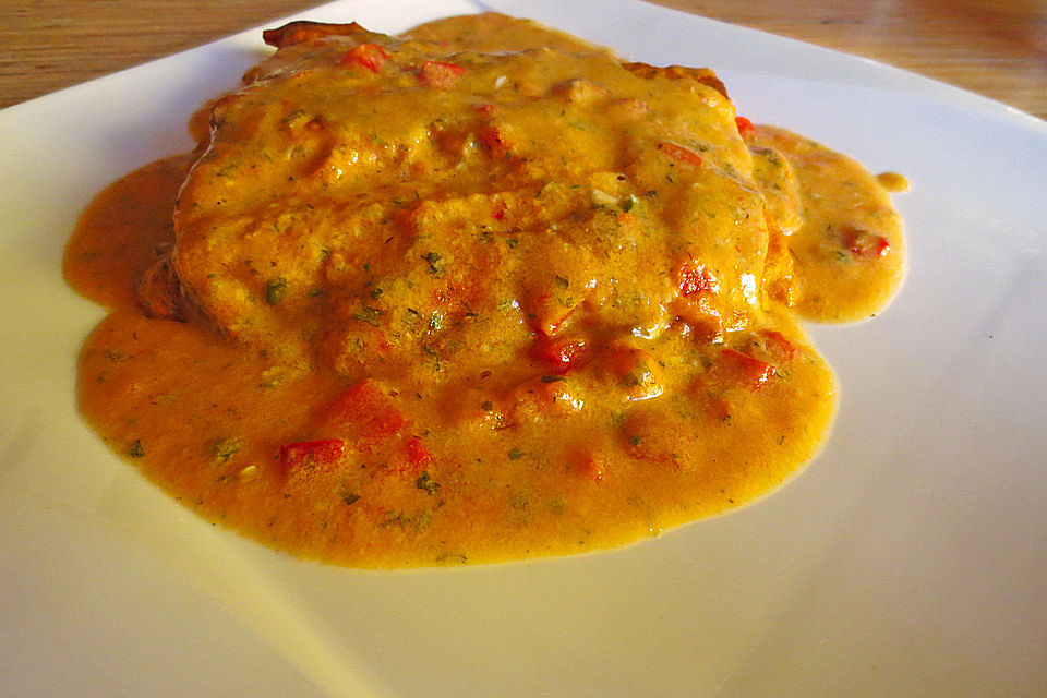 Seelachs in Currysauce