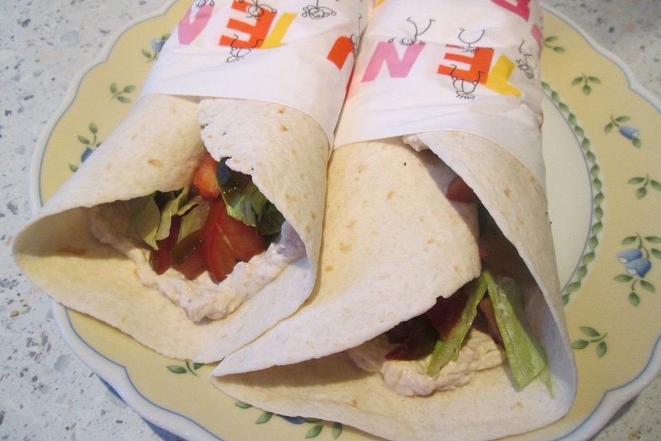 3 Variationen von Wraps