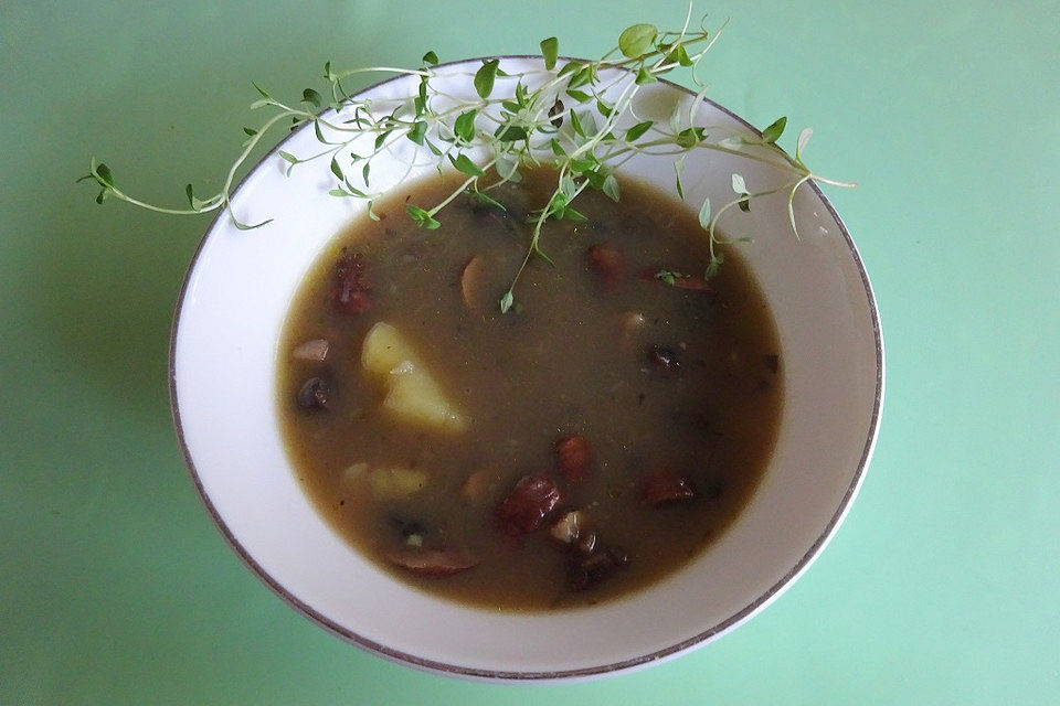 Champignon-Kartoffelsuppe