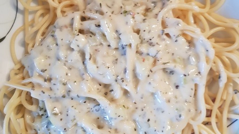 Käse-Kräuter-Soße für Nudeln von Maffibaer Käse-Kräuter-Soße für Nudeln von Maffibaer