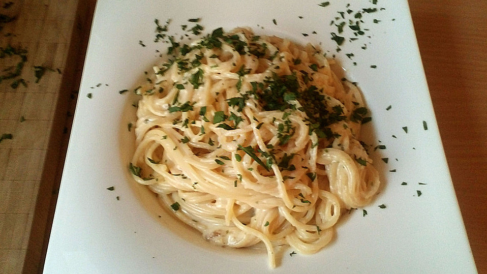 Käse-Kräuter-Soße für Nudeln von Maffibaer Käse-Kräuter-Soße für Nudeln von Maffibaer