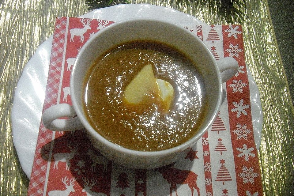 Apfel-Curry-Suppe