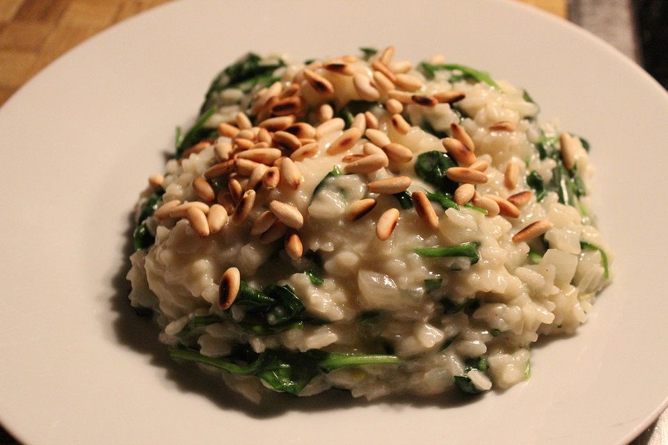 Spinat-Risotto