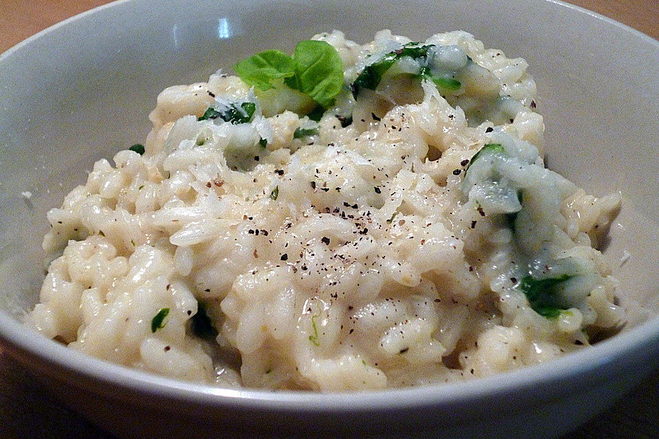 Spinat-Risotto