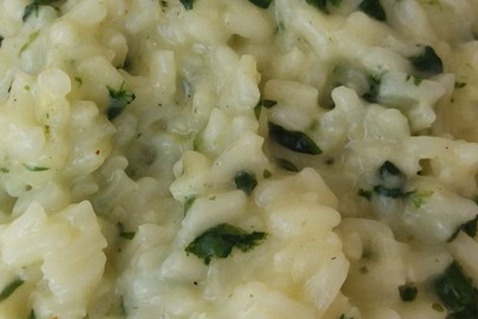 Spinat-Risotto