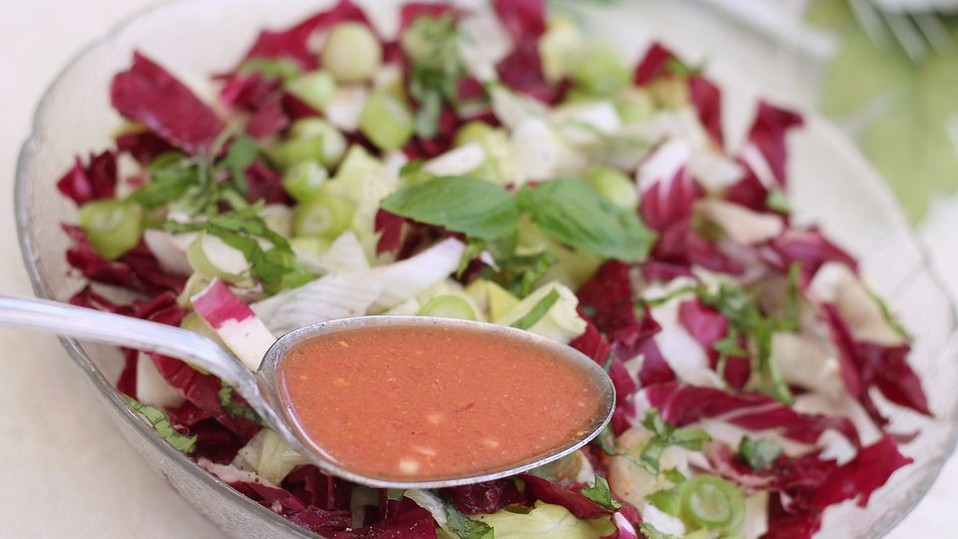 Würziges Salatdressing mit Essig und Zitronensaft von wohlstandskind Würziges Salatdressing mit Essig und Zitronensaft von wohlstandskind