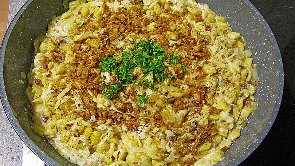 Schnelle Kasespatzle Mit Dem Besonderen Extra Von Antikris Chefkoch 