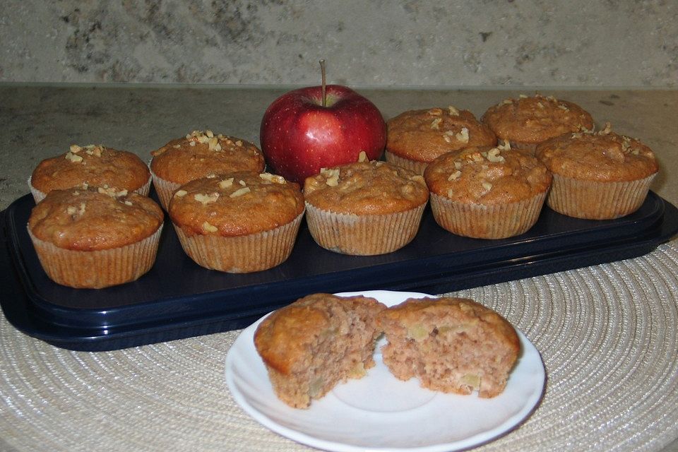 Apfel-Zimt-Muffins