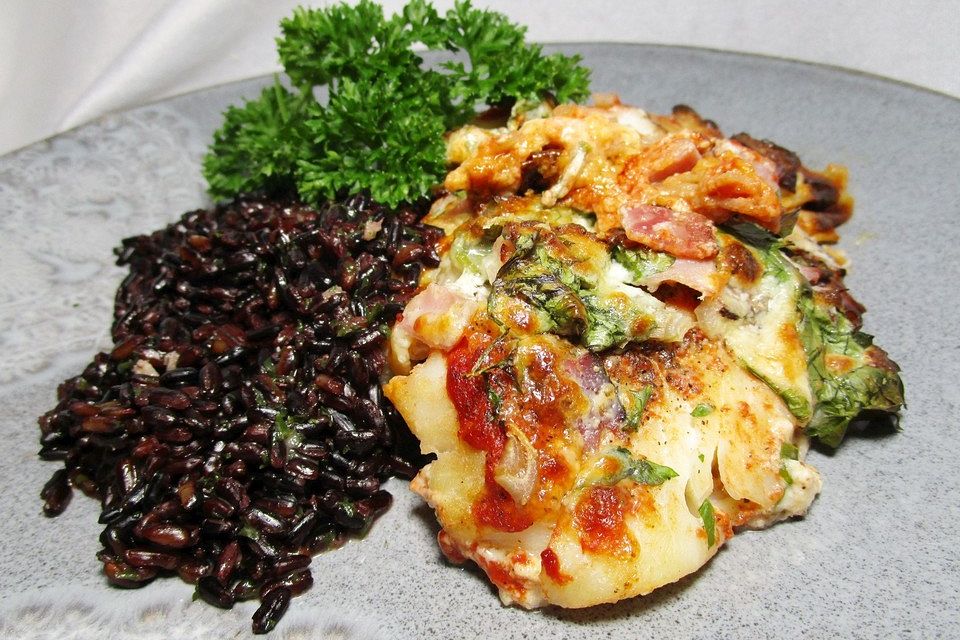 Fisch mit Metaxa-Sauce Fisch mit Metaxa-Sauce