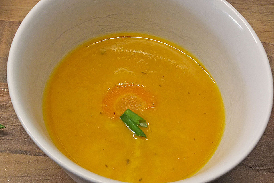 Kürbis-Käse-Suppe