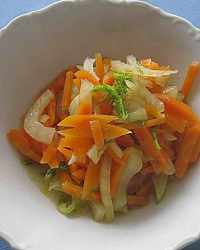 Fenchel-Möhren-Gemüse