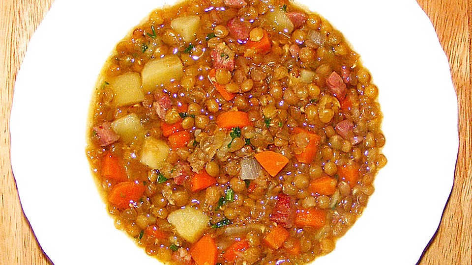 Linsensuppe Mit Kasseler Susssauer Chefkoch 