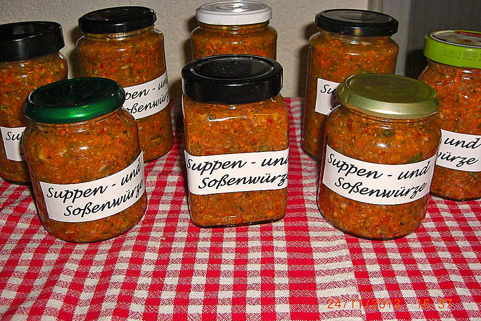 Suppenwürze zum Selbermachen