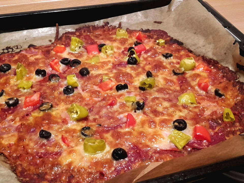 Low carb Pizzaboden von zartgesotten | Chefkoch