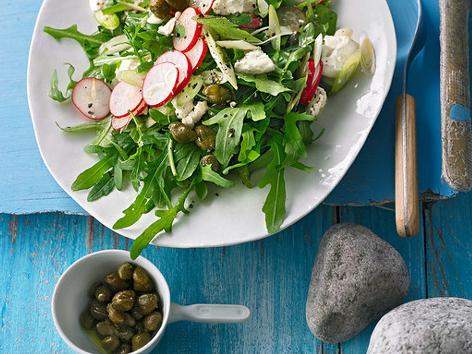 Rucola-Salat mit Feta und Radieschen von Engelmietz| Chefkoch
