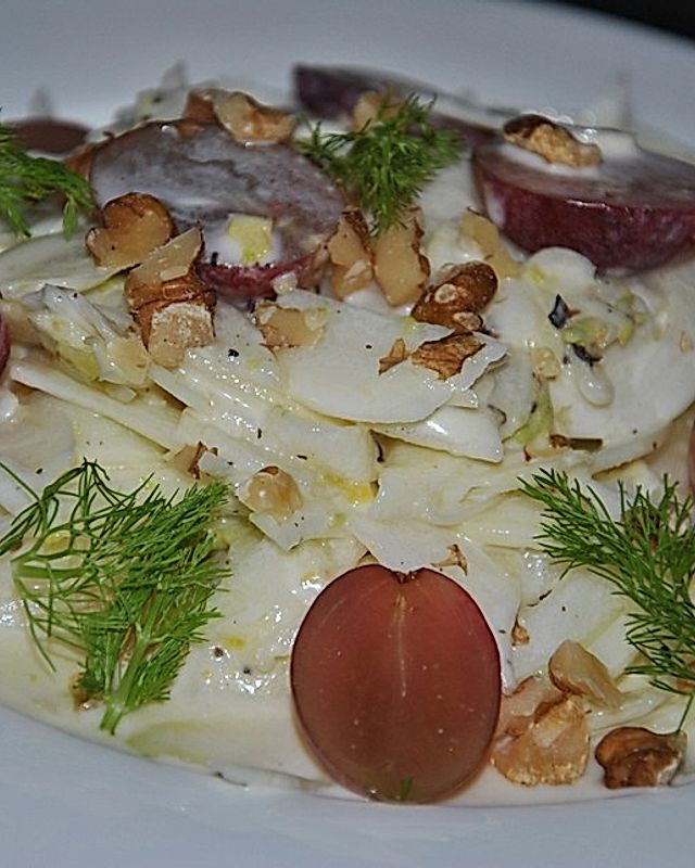Fenchel-Traubensalat
