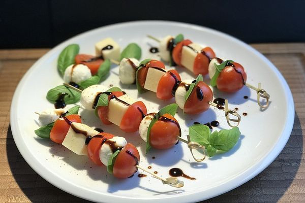 Tomaten Mozzarella Spiesse Kochen Gut Kochengut De