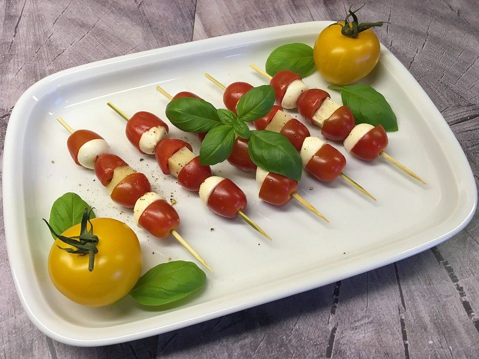 Tomaten-Mozzarella Spieße von johnny93| Chefkoch