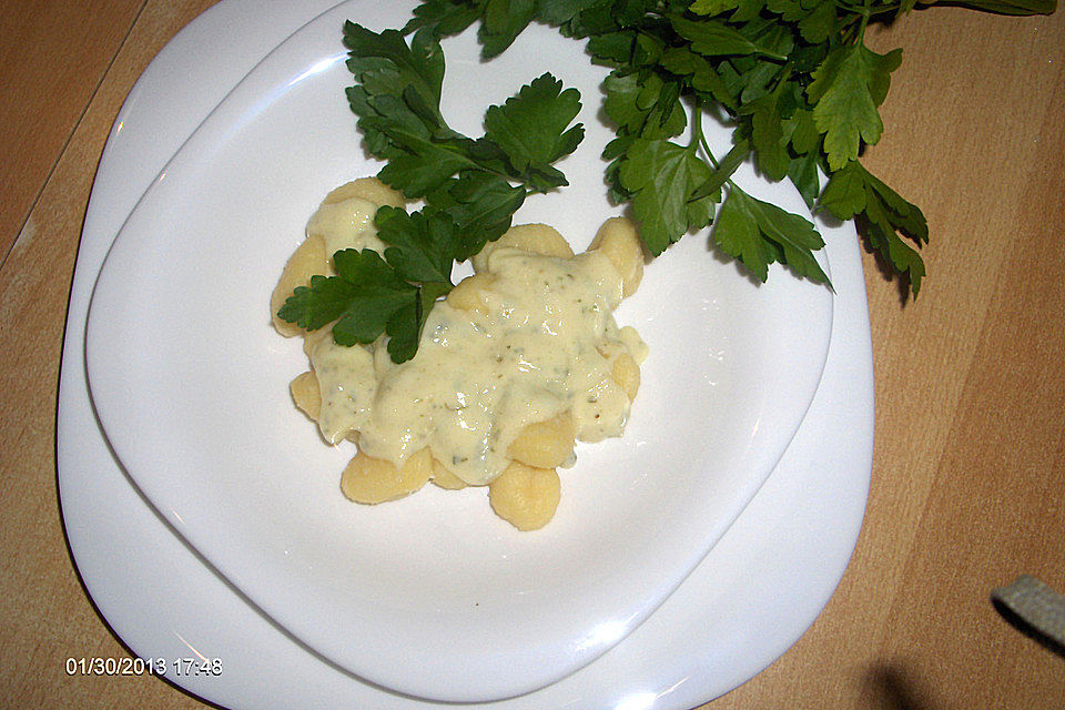 Gnocchi in Gorgonzola-Sauce